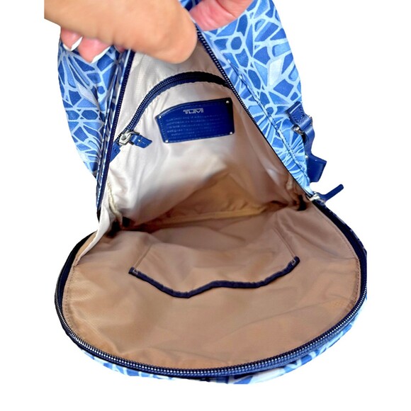 Tumi Voyageur Light Blue Nylon Brive Sling Backpack MSRP $225 - Picture 4 of 16